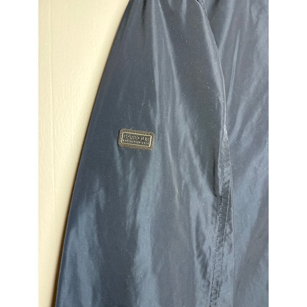 Barbour International XXL Navy Lightweight Full Zip Utility Jacket - Picture 7 of 7